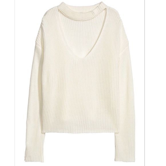 H&M Sweaters - H&M V-Neck Choker Sweater